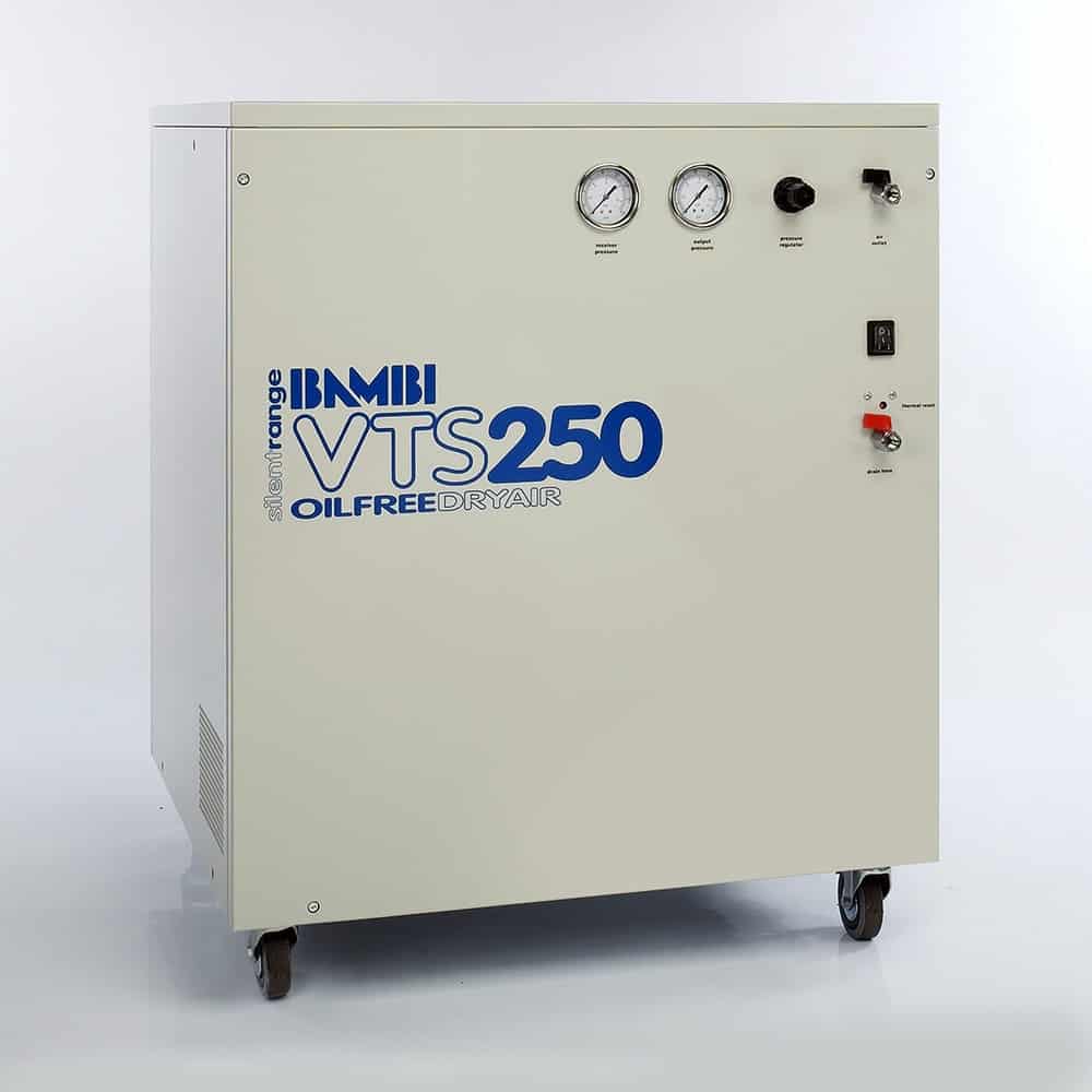 Bambi VTS250 Air Compressor, 59L, 55 dB