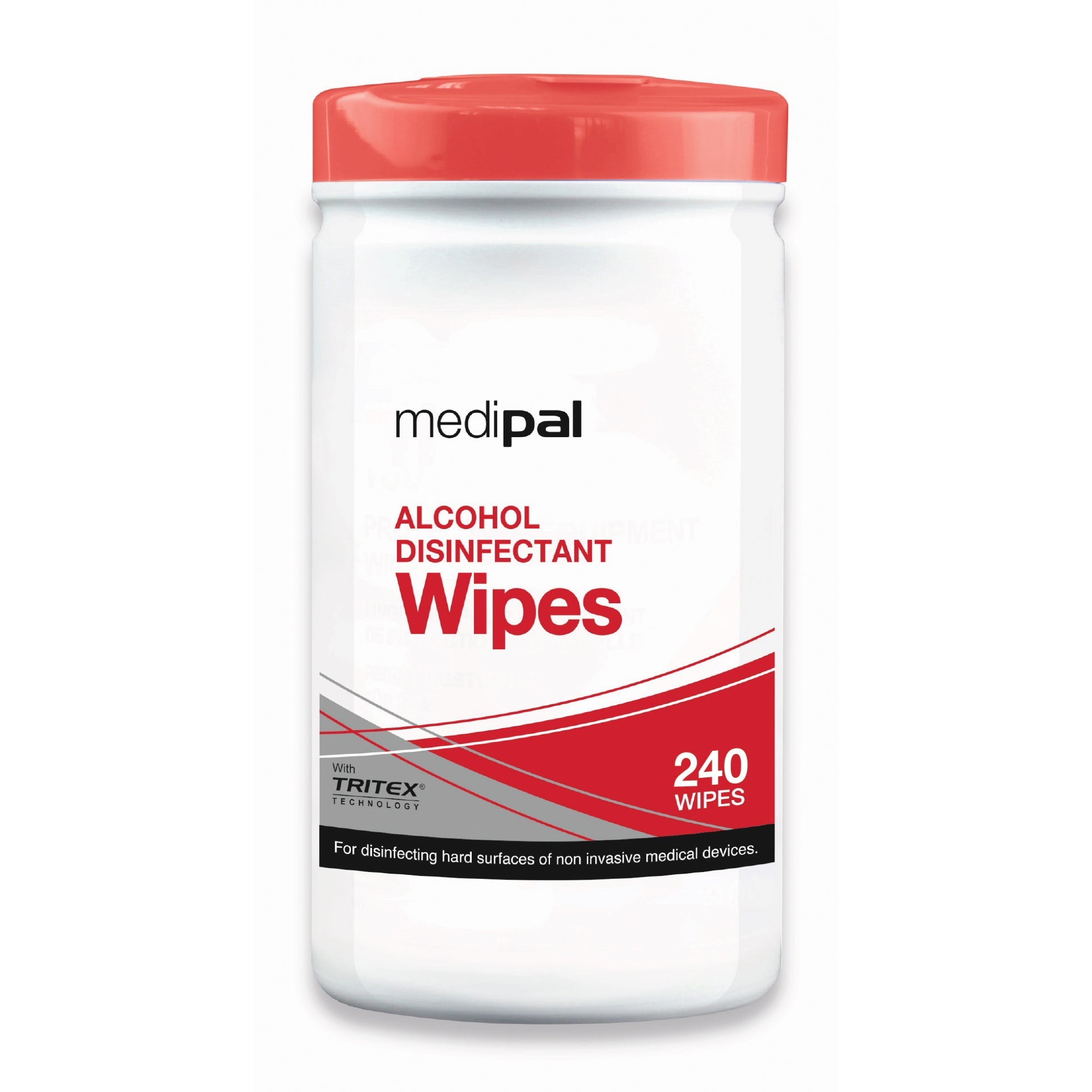 Medipal Alcohol Wipes - Tube of 200 wipes - 195mm x 190mm