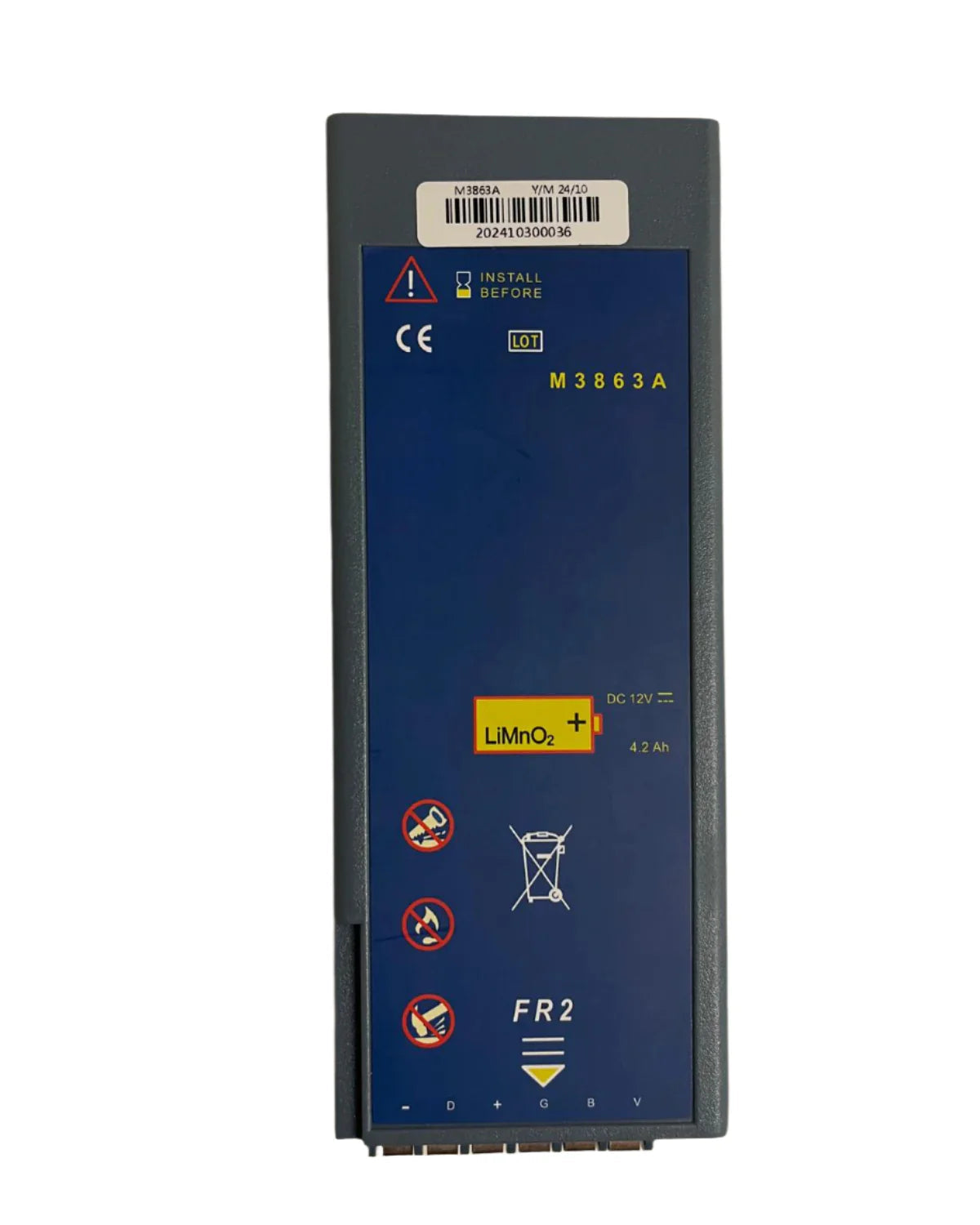 Philips Heartstart FR2 M3863A Defibrillator Battery