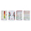 Badge Lanyard Card Set for Med Students - 4 Cards (ABCDE Assessment, Cranial Nerves, SOCRATES, Spinal Exam)
