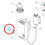 Power Supply Cord 240V GB - for Heine 1200 Examination Light