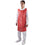 Red Disposable Polythene Aprons on a ROLL x 200