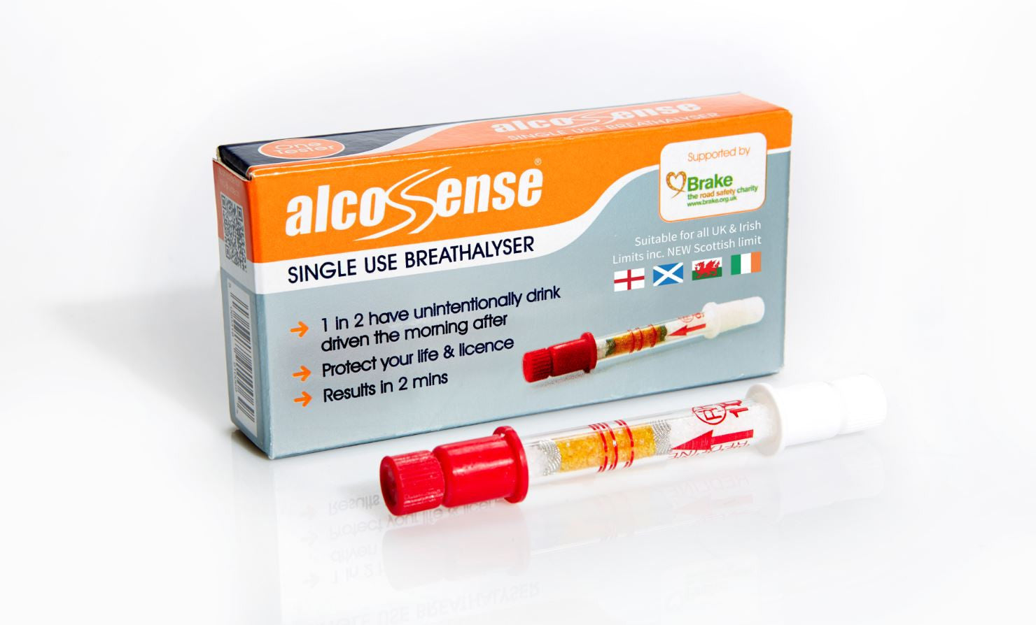 3-line Single pk Disposable Breathalyser in CDU - Single