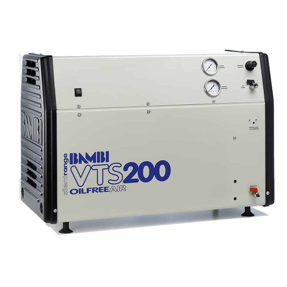 Bambi VTS200 Air Compressor, 23L, 55 dB