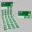2nd Class Post Stamps - 8 Books of 50