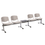 Venus Visitor 4 Seat 1 Table Module - Anti-bacterial Vinyl