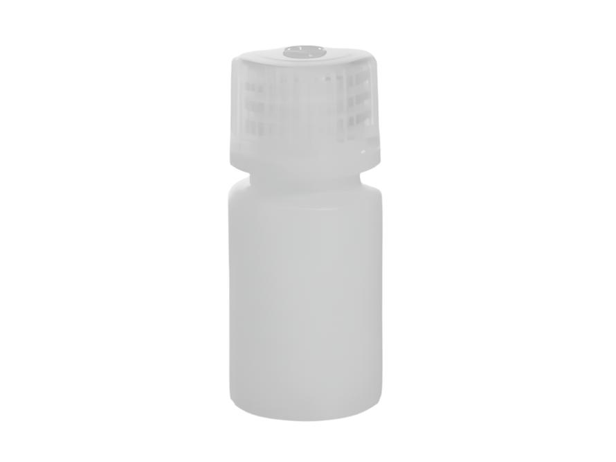 Biologix 15ml/30ml HDPE Regent Bottles, Narrow-Mouth, Clear, 100/Bag, 10 Bags/Case
