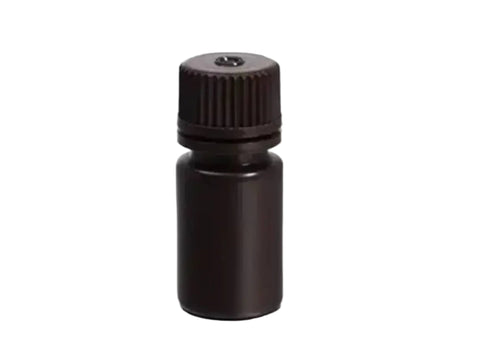 Biologix 15ml HDPE Regent Bottles, Narrow-Mouth, Amber, 100/Bag, 10 Bags/Case
