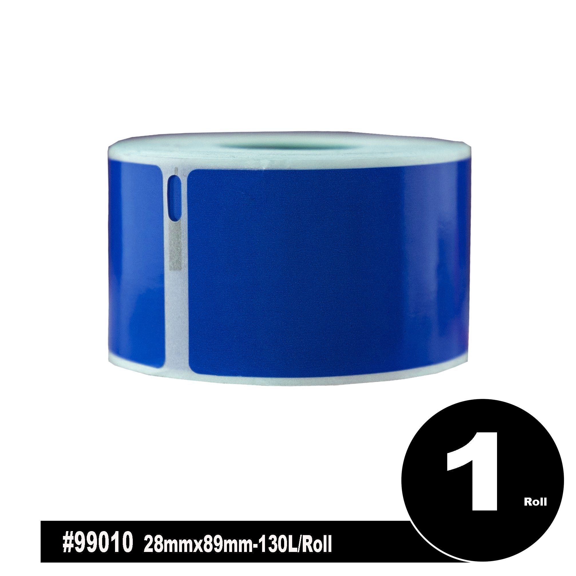 Dymo 99010 Blue Standard Address Labels - 89mm x 28mm - 130 Labels