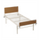 Sidhil Boston Homecare Bed with 2 Brake Castors & 2 Swivel Castors