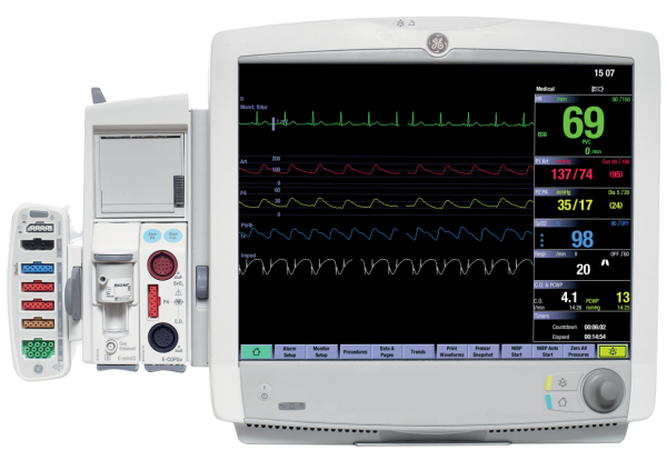 GE Healthcare Carescape B850 Bedside Patient Monitor