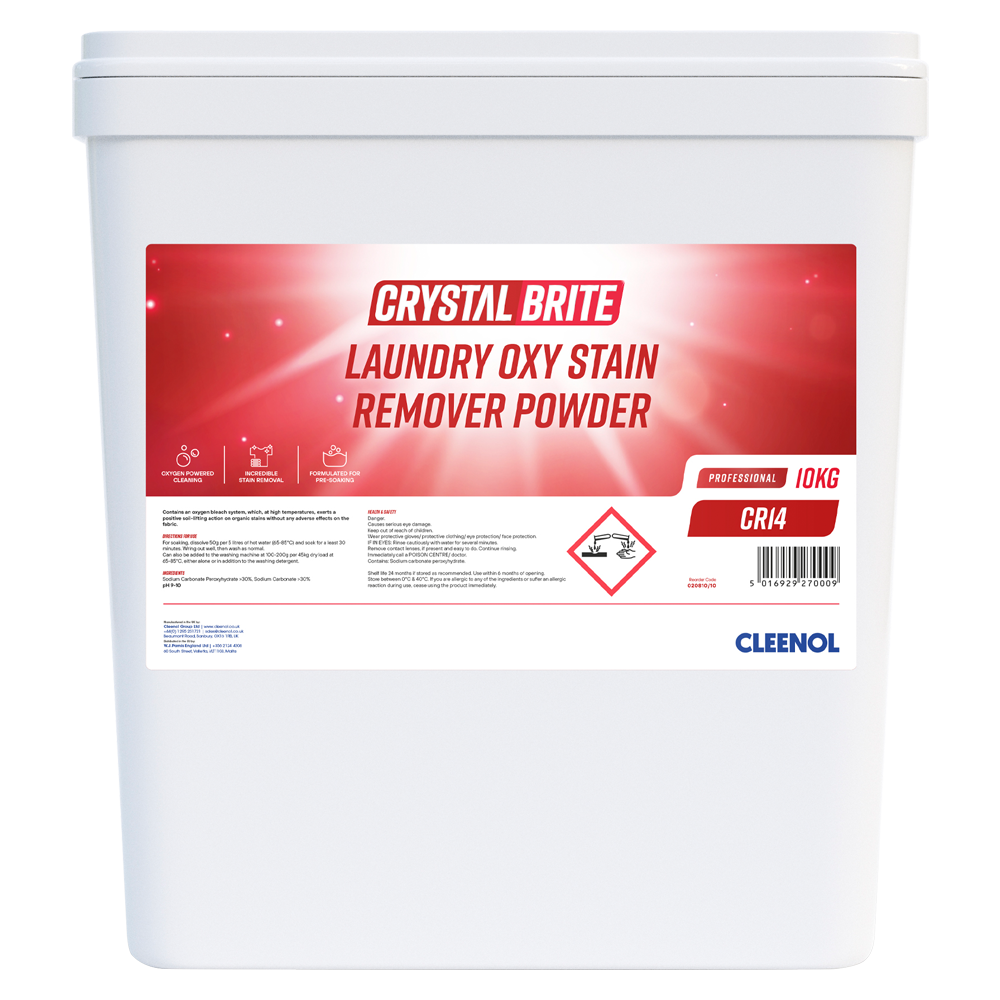 Crystalbrite Laundry Oxy Stain Remover Powder