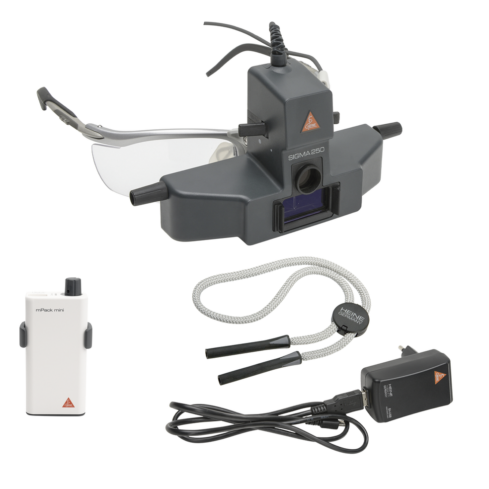 HEINE Sigma 250 Binocular Indirect Ophthalmoscope Set