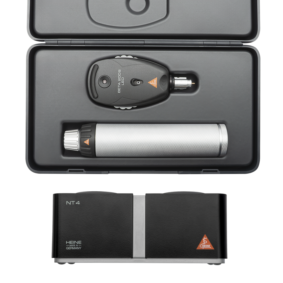 HEINE BETA 200S LED Ophthalmoscope Set with Charger