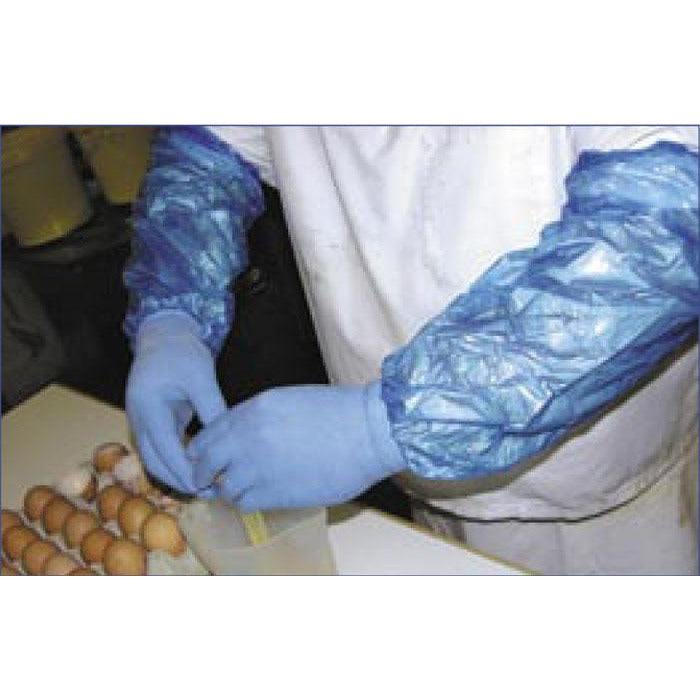 Blue Polythene Oversleeves per Pack of 100