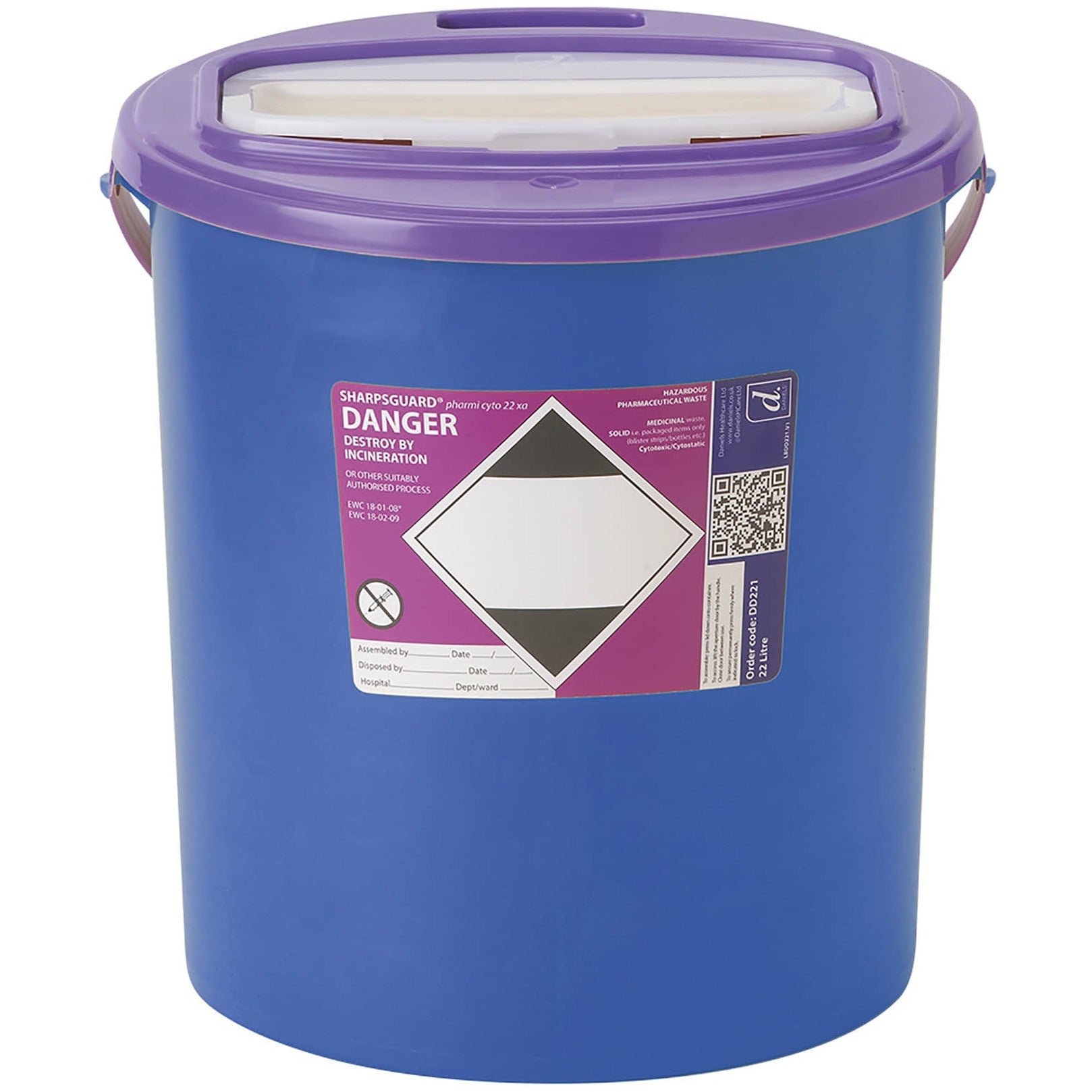 SHARPSGUARD® pharmi 24 xa Cyto Sharps Bin