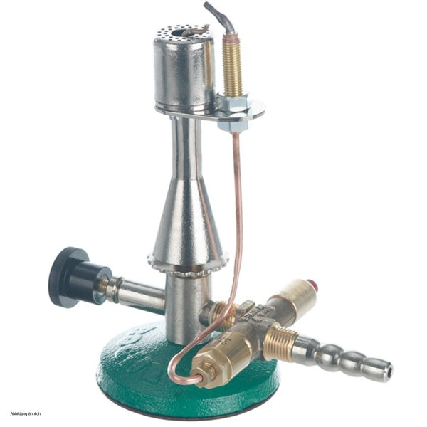BOCHEM safety gas burner with needle valve (DIN 30665)