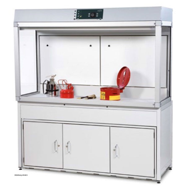 asecos Hazardous Material Workplace Height 110 cm, Depth 75 cm