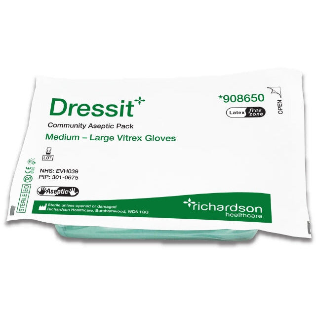 Dressit Dressing Pack, Medium-Large Glove, Pack of 10