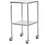 Dressing Trolley - Fixed Shelves Flange Down (450)