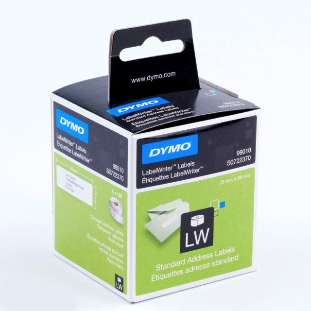 Dymo 99010/S0722370 - Standard Address Labels - Roll of 130