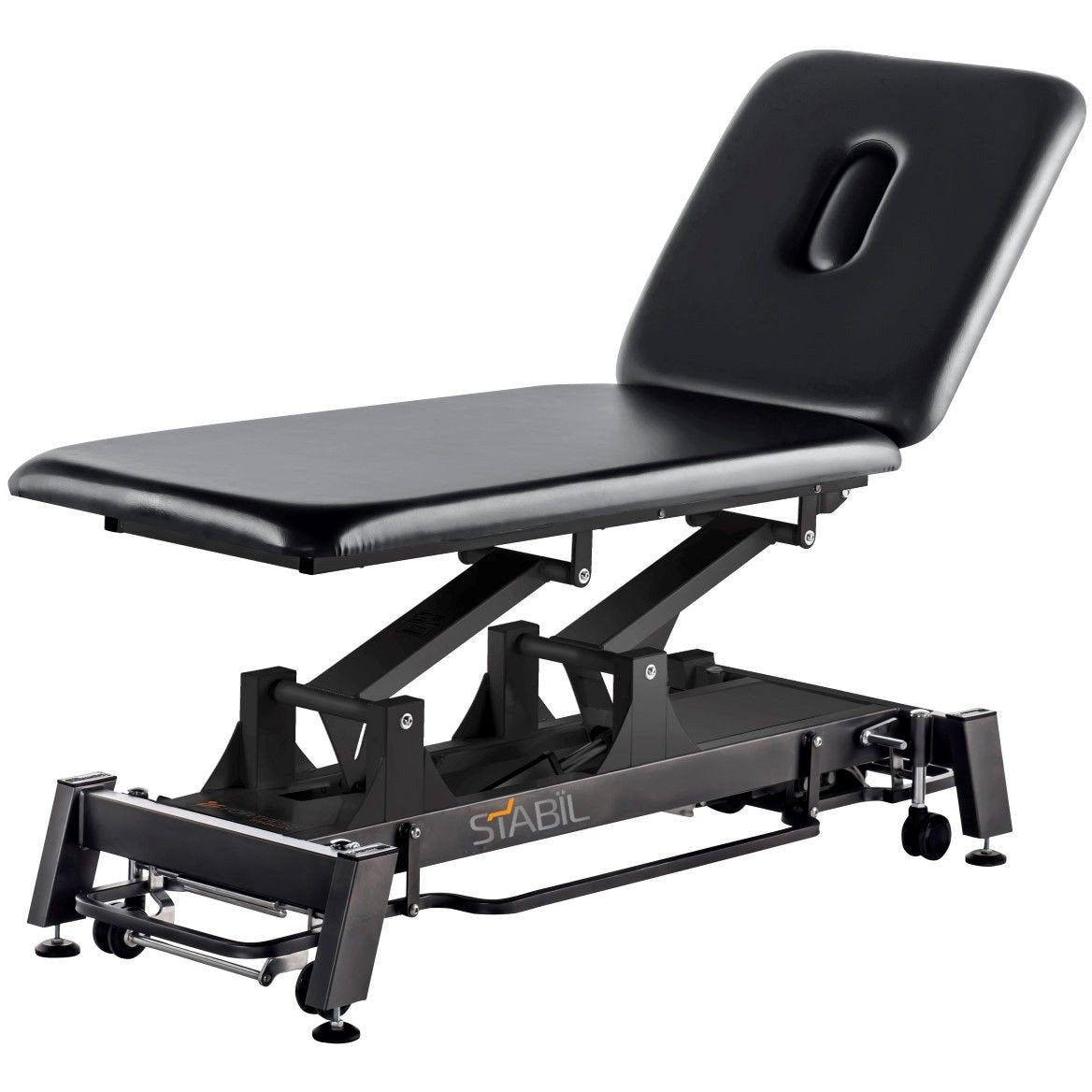 STABIL 2-Section Treatment Table / Black Frame / 360 Degree Operation