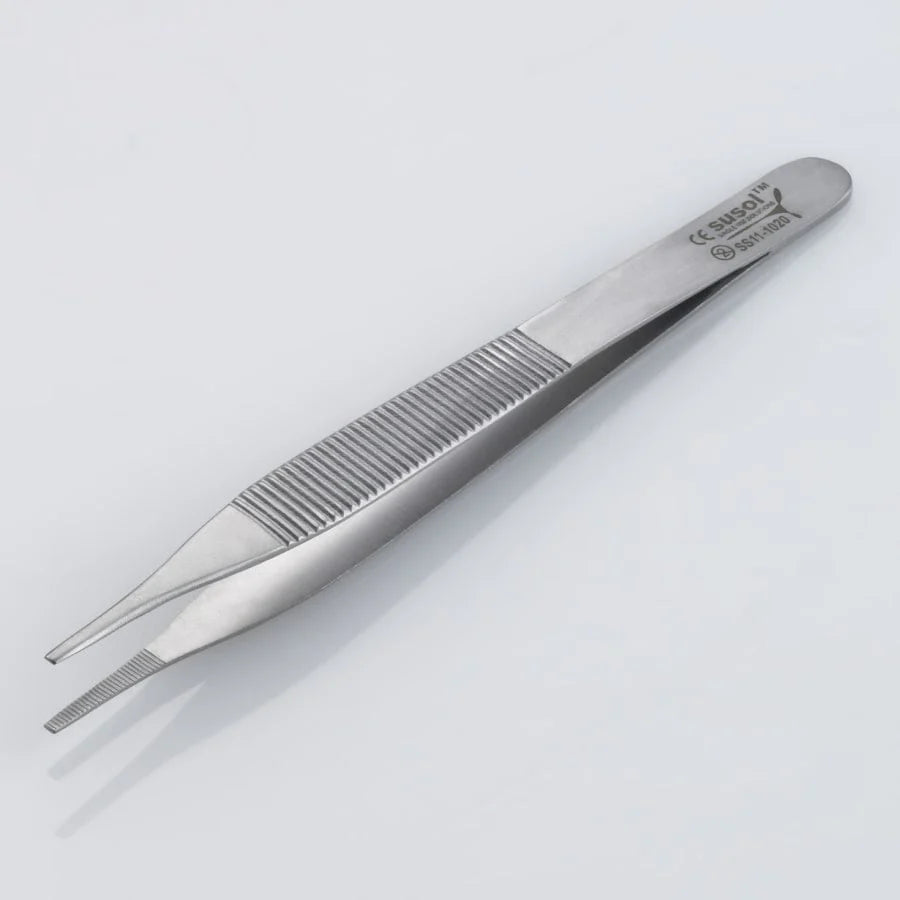 susol Forceps Dissecting Adson Serrated 13cm (10)