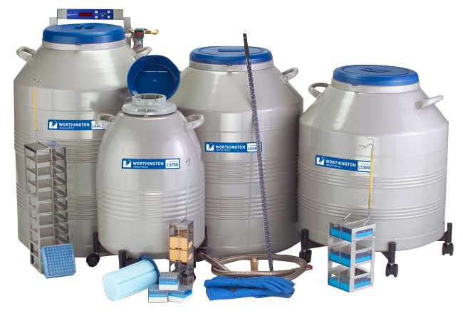 Taylor-Wharton LS and K Large-Capacity Liquid Nitrogen Cryogenic Storage Series