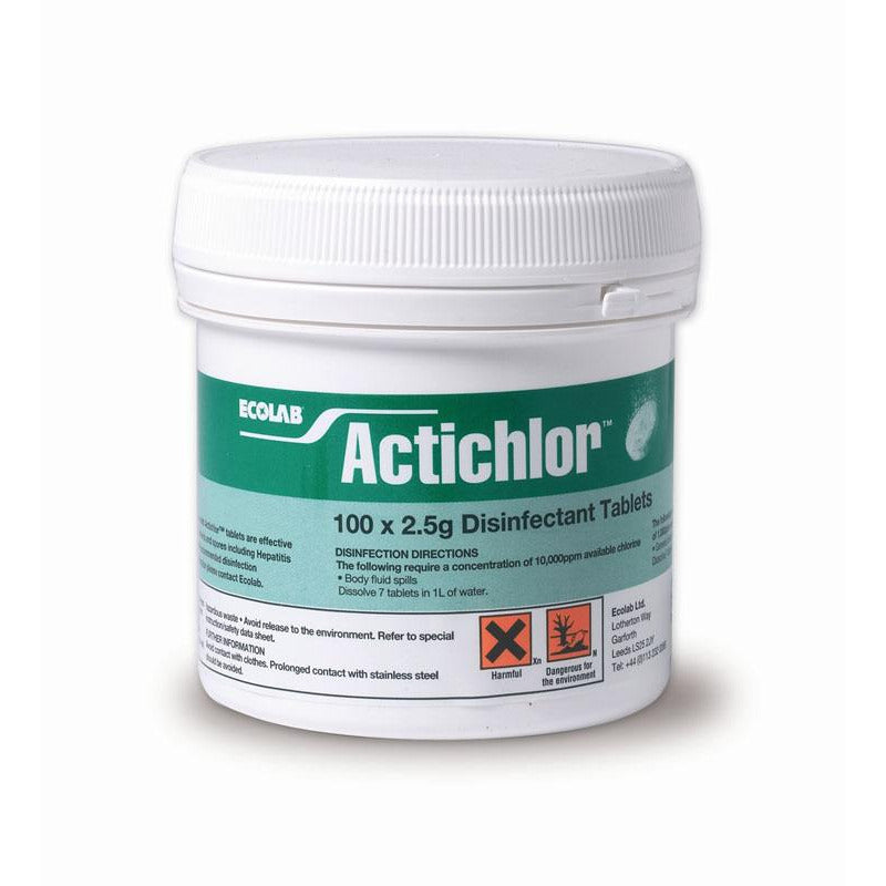 Actichlor Disinfectant Tablets 0.5g x 250 Tablets