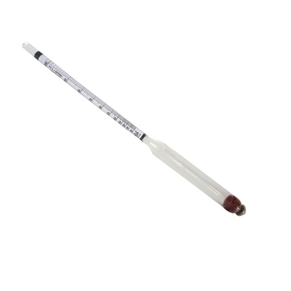 Labbox alcohol meter, for research, 0-100: 1 % vol/GL/Tralles/Cartier Tp.20 °C