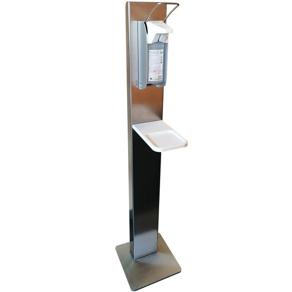 Aerne Analytic stainless steel hand disinfection stand in Consumables