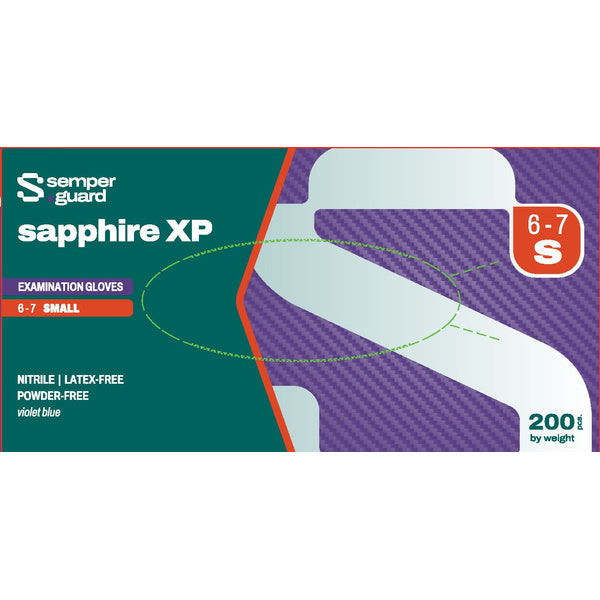 SEMPERGUARD Nitrile Sapphire XP disposable gloves 200 pcs.