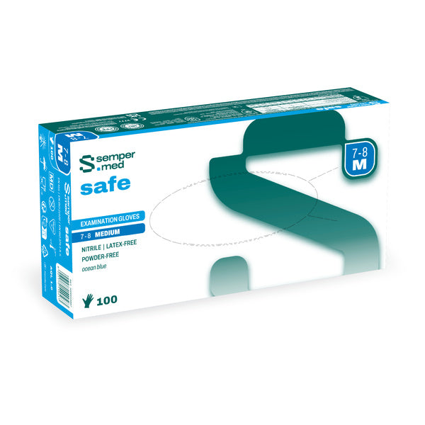 SEMPERMED Nitril safe examination gloves 100 pcs.