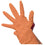 Spetec Nitrile gloves orange in Clean room equipment