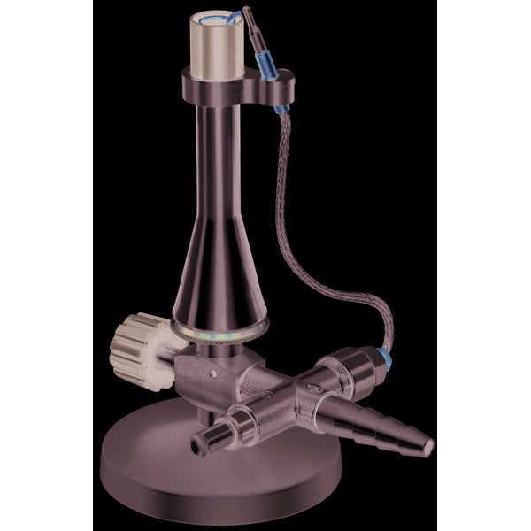 Usbeck safety burner, DIN, safety pilot, needle valve, pilot flame, air regulation