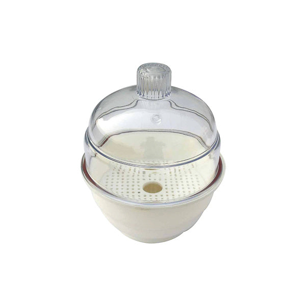 Labbox desiccator made of plastic, with dome lid