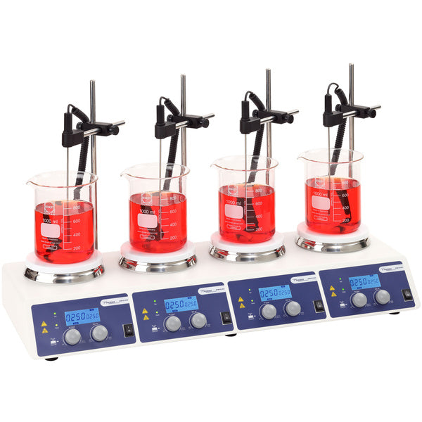 PHOENIX Instrument 4-channel magnetic stirrer RSM-03-4KH with heater