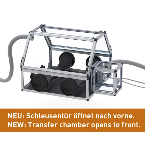 SICCO Glove Box Duo 2 with Transfer Chamber Antistatic