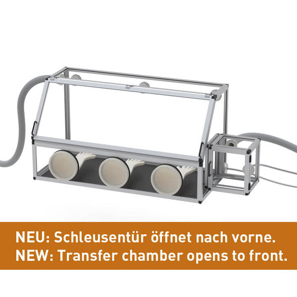 SICCO Glove Box Trio with Transfer Chamber