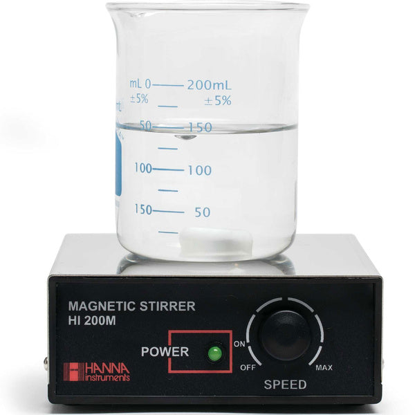 Hanna Instruments HI200M-2 magnetic stirrer, stainless steel cover plate, 230 V