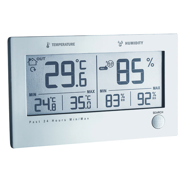Labbox digital thermohygrometer with remote sensor