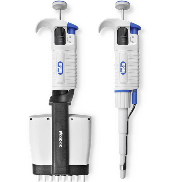BioSan pipette with volume lock