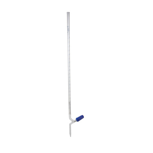 Labbox burette with PTFE spindle and Schellbach strips, class A