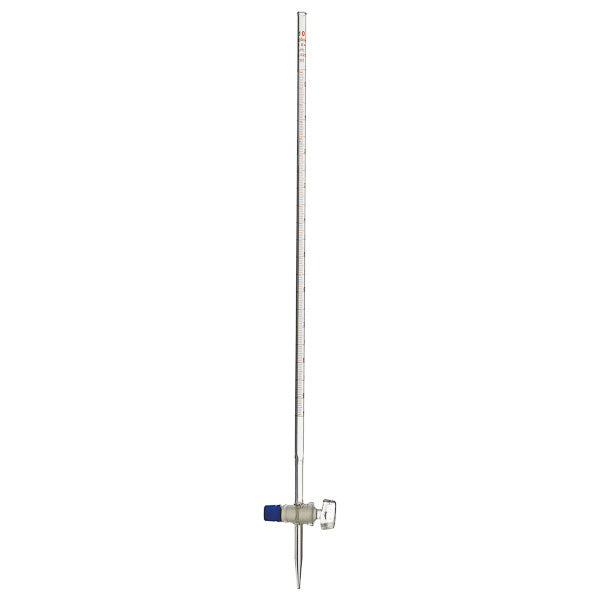 Labbox burette with straight glass tap, class A