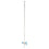 Labbox burette with straight stopcock made of PTFE and funnel opening, class A