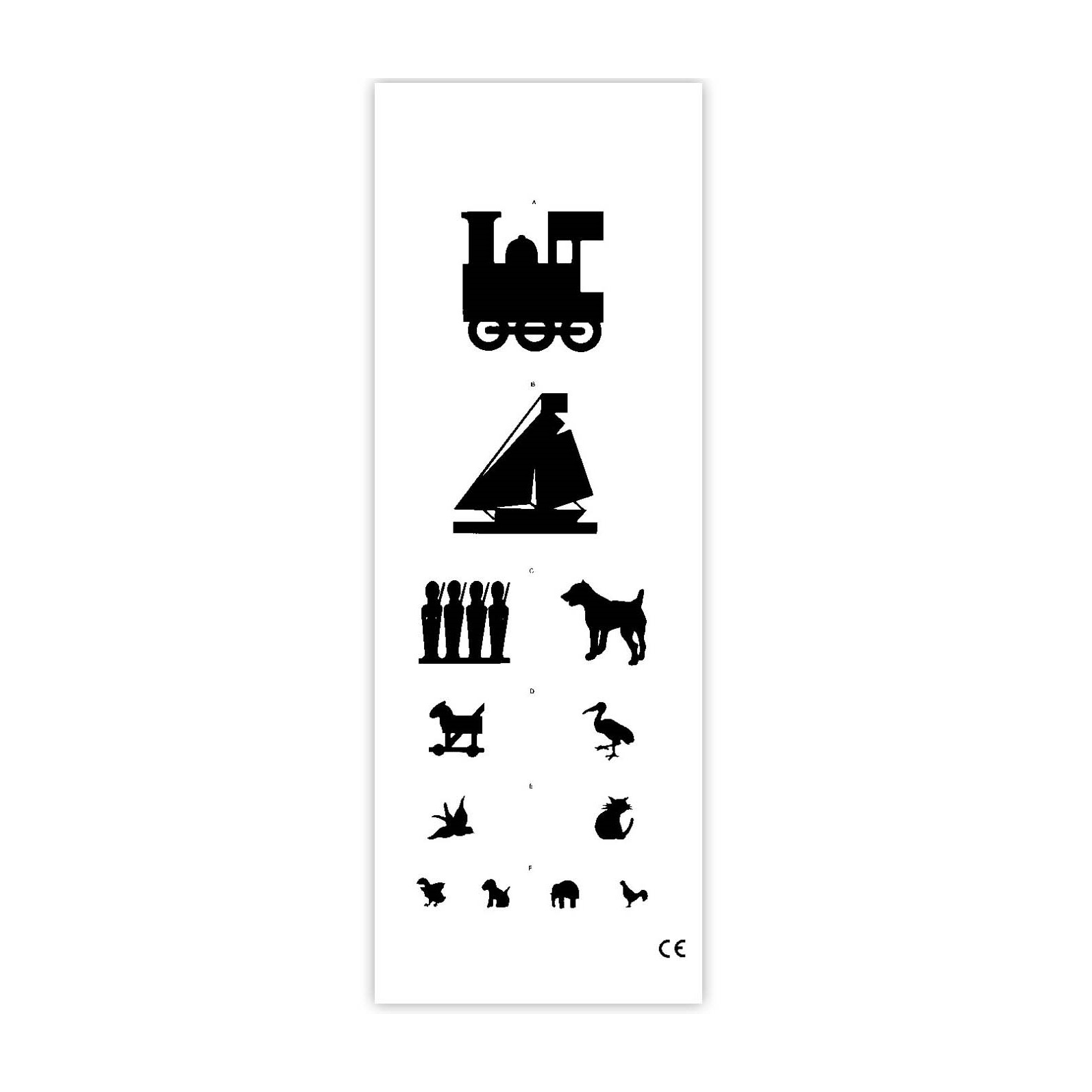 3M Cardboard Wall Hanging test Chart - Kindergarden