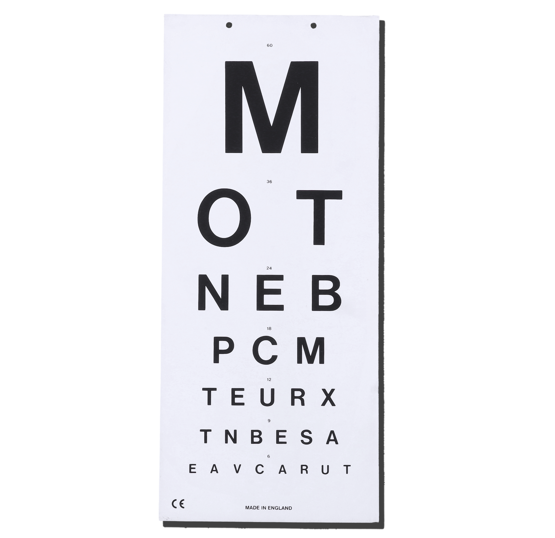 MOT Eye Chart