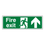 Fire Exit Sign - Arrow Up - CLEARANCE