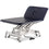 STABIL Bobath Neurological 2-Section Treatment Table 1.2M / White Frame / Black Upholstery - CLEARANCE