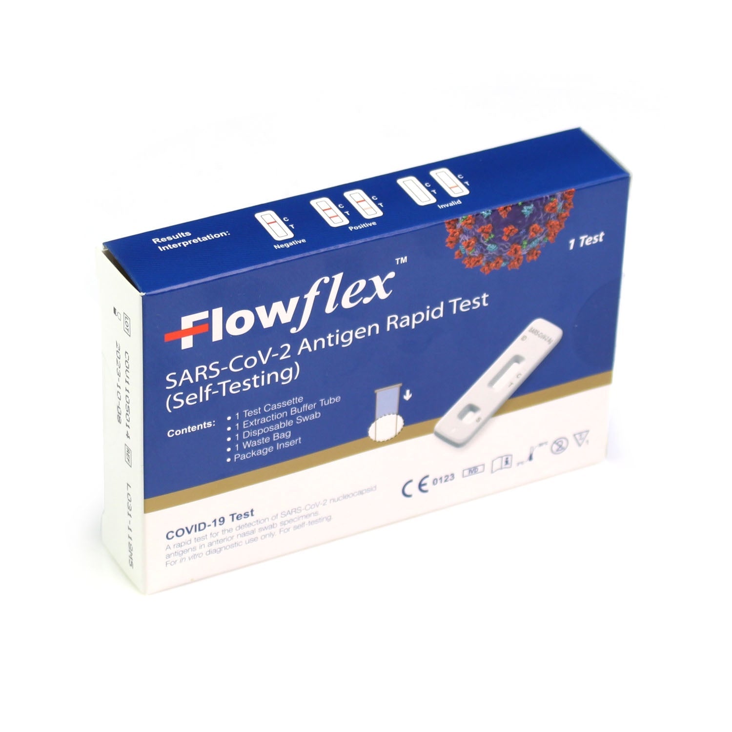 Flowflex Lateral Flow Test SARS-CoV-2 Antigen Rapid - Single [COVID test - Acon]